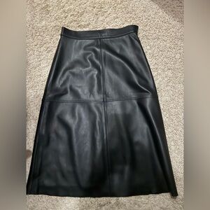 Hugenberg Black Midi Skirt